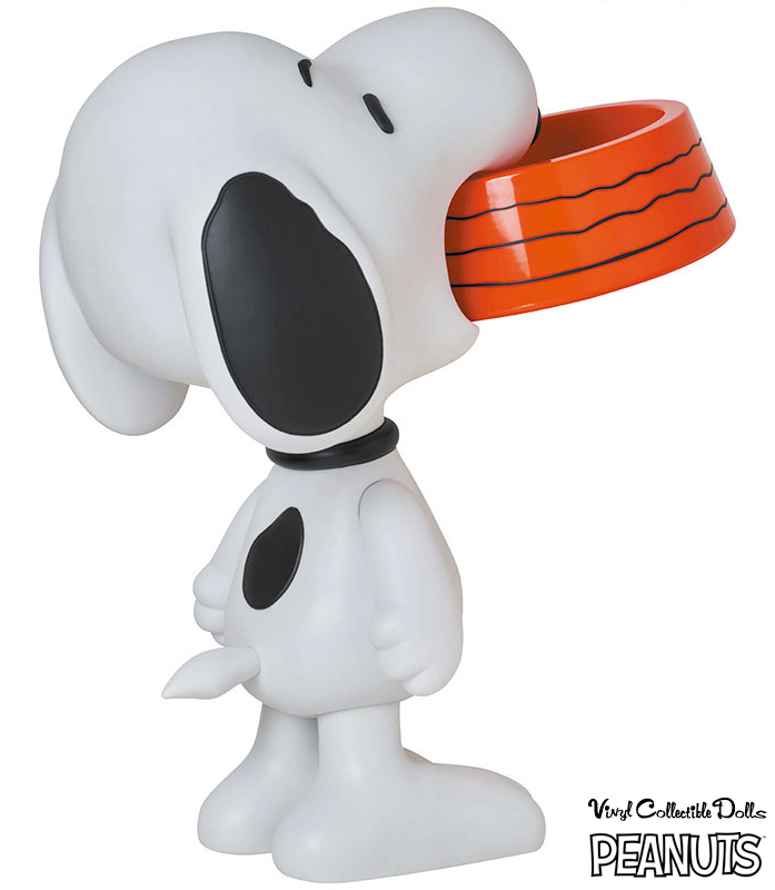 Snoopy With Food Bowl Large Size VCD