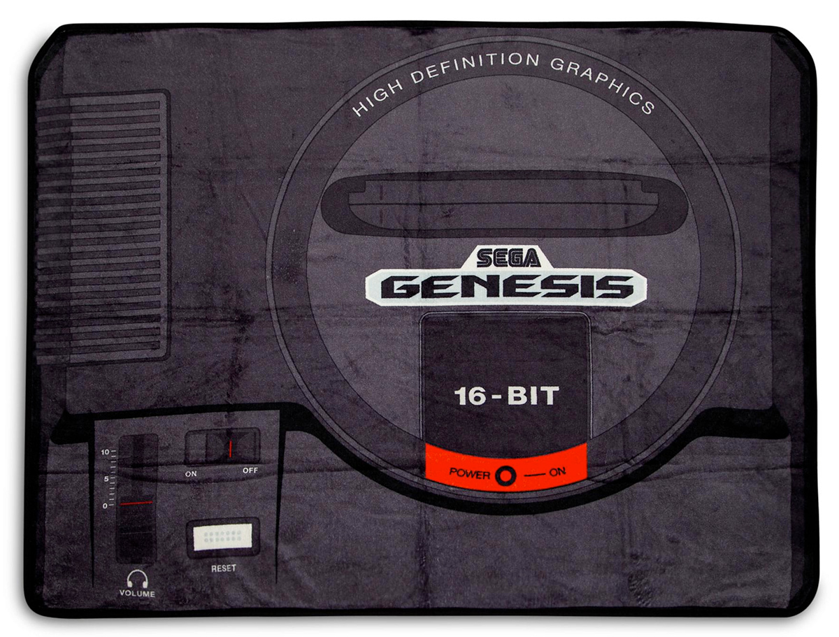 Cobertor de Lance Mega Drive Sega Genesis Fleece Throw Blanket