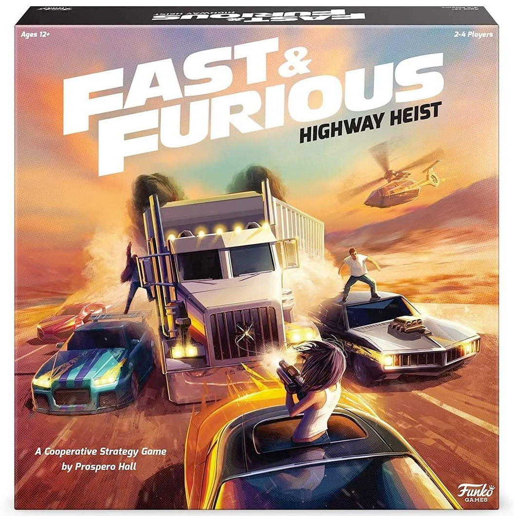 Jogo de Tabuleiro Velozes e Furiosos Fast and Furious Highway Heist Game