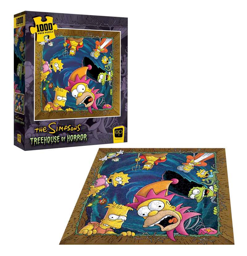 Quebra Cabeça Os Simpsons Treehouse of Horror “Feliz Assombração” com 1.000 Peças
