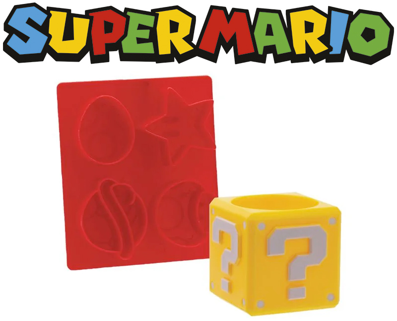 Porta Ovo Super Mario-Question Block Egg Cup