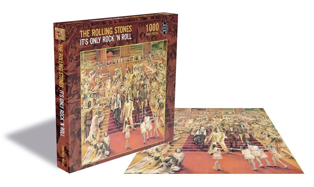 9 Quebra-Cabeças The Rolling Stones Album Covers com 500 Peças Cada