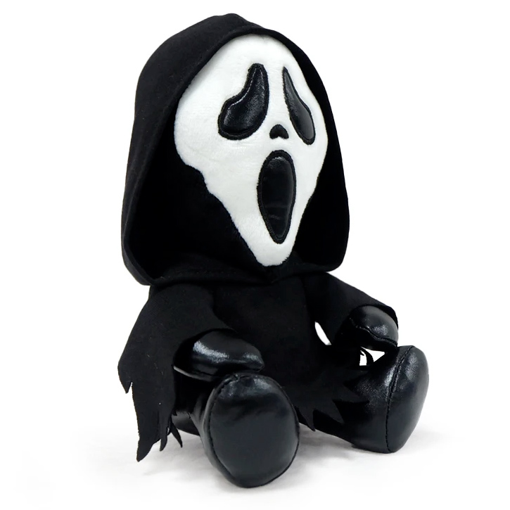 Bonecos de Pelúcia Kidrobot Ghost Face HugMe e Phunny do Filme Pânico (Scream)