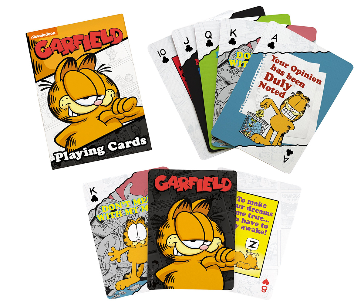 Baralho Garfield com Ilustrações e Citações