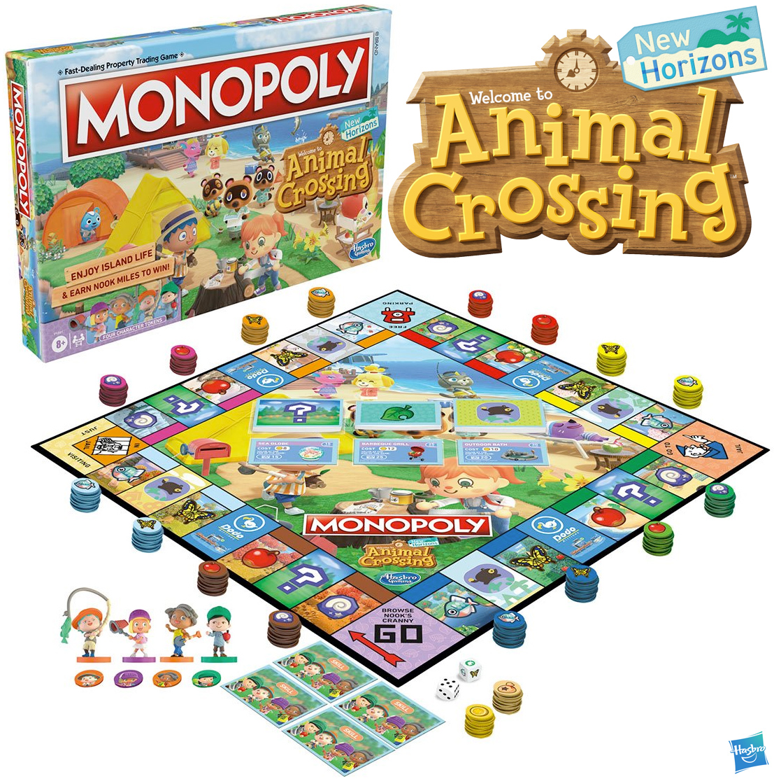 Jogo Monopoly Animal Crossing-New Horizons