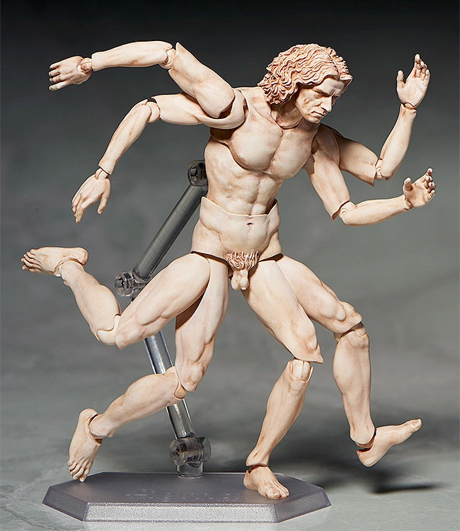 O Homem Vitruviano - Action Figure Figma Table Museum