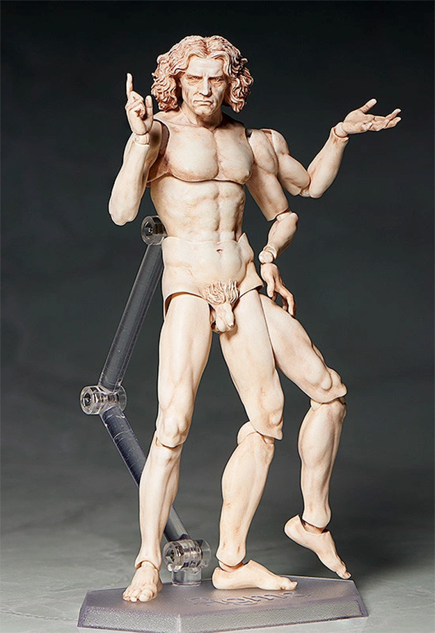 O Homem Vitruviano - Action Figure Figma Table Museum