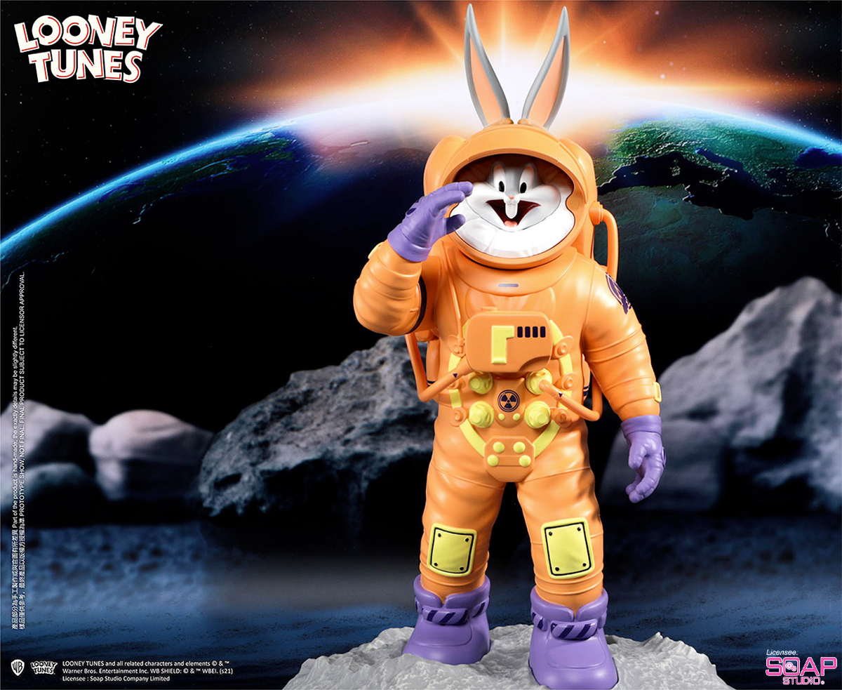Estátua Pernalonga Astronauta do Soap Studio (Looney Tunes)