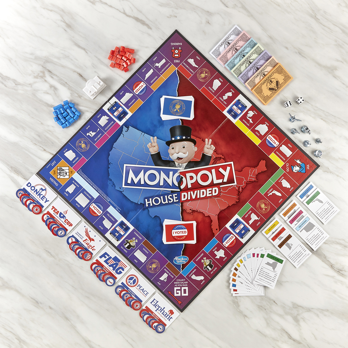Jogo Monopoly da Democracia: House Divided Democracy Board Game
