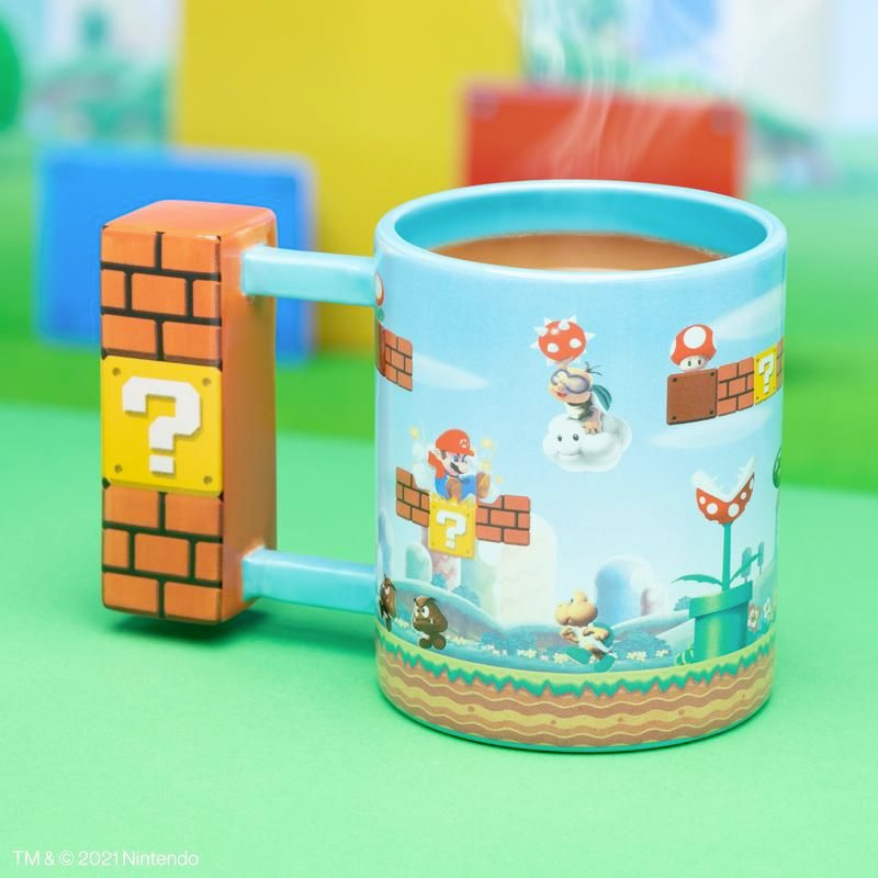 Caneca Super Mario Level Shaped Mug