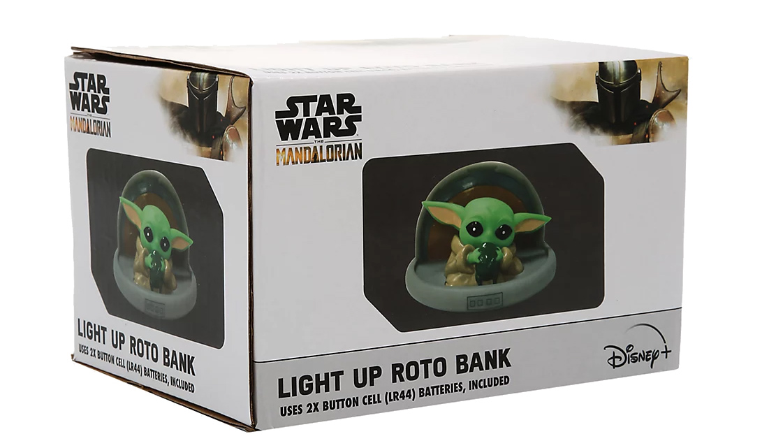 Cofre e Luz Noturna Baby Yoda Star Wars: The Mandalorian