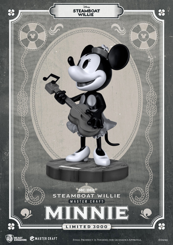 Minnie Mouse Steamboat Willie Master Craft - Estátua de Luxo Beast Kingdom