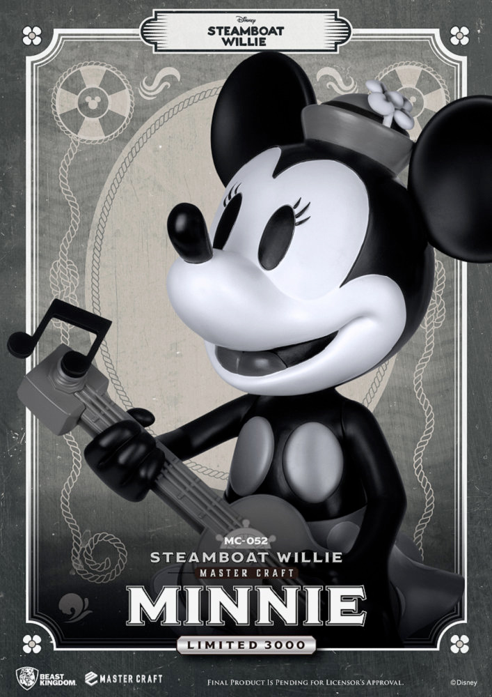 Minnie Mouse Steamboat Willie Master Craft - Estátua de Luxo Beast Kingdom