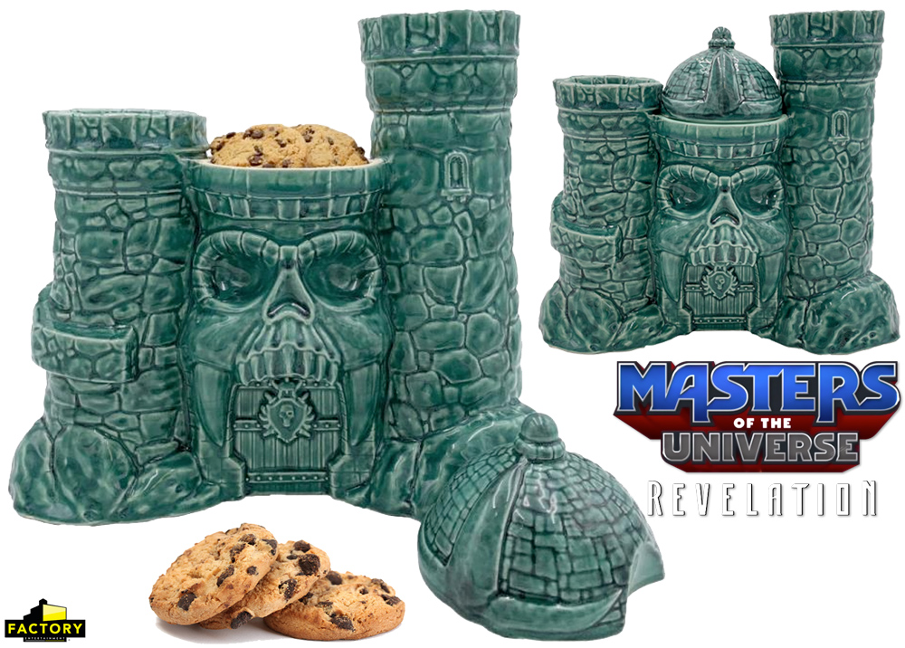 Pote de Cookies Castelo de Grayskull da Nova Série Masters of the Universe: Revelation