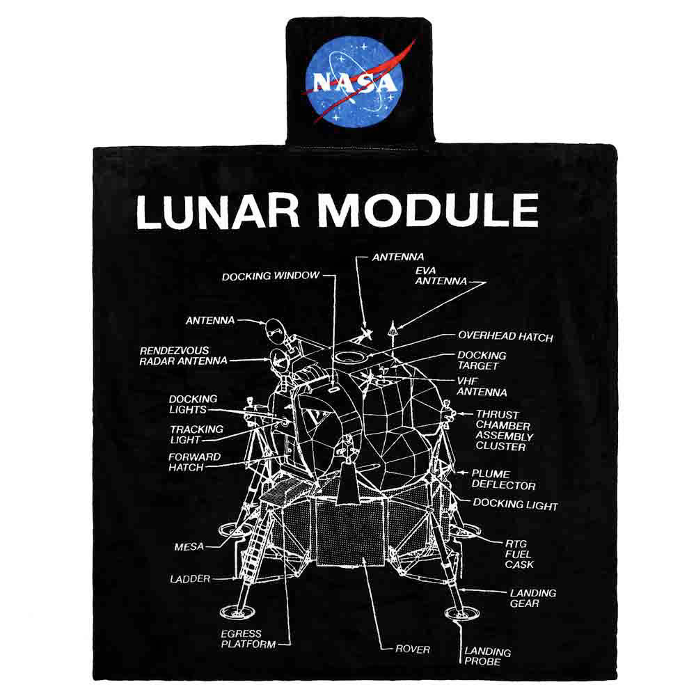 Cobertor de Lance NASA com Diagrama do Módulo Lunar Eagle