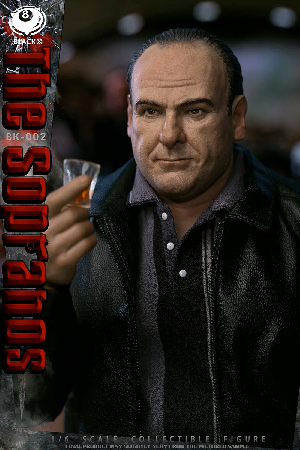 Tony Soprano (James Gandolfini) Action Figure 1:6 Não Autorizada da Família Soprano