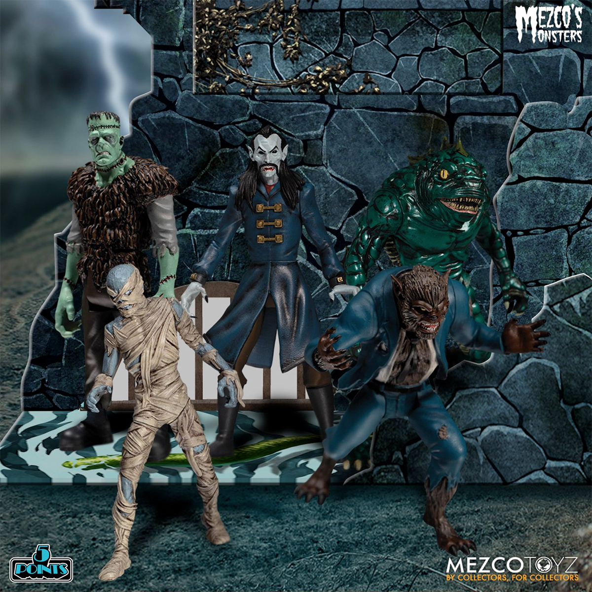 Mezco’s Monsters: Tower of Fear Deluxe Boxed Set