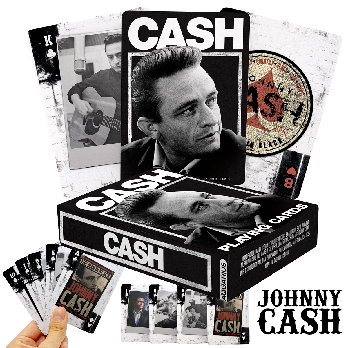 Baralho Johnny Cash, o Homem de Preto