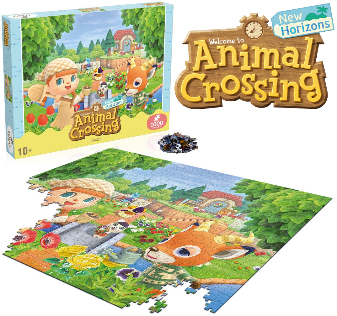 Quebra-Cabeça Animal Crossing com 1.000 Peças