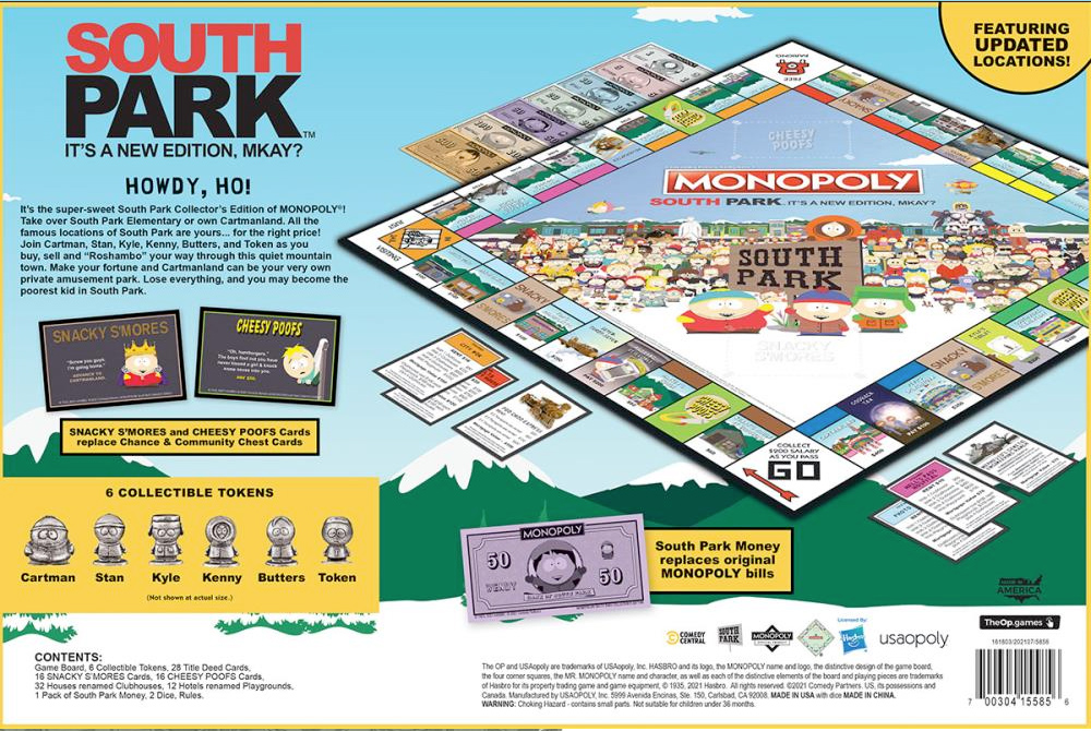 Jogo Tabuleiro Monopoly South Park Collectors Edition