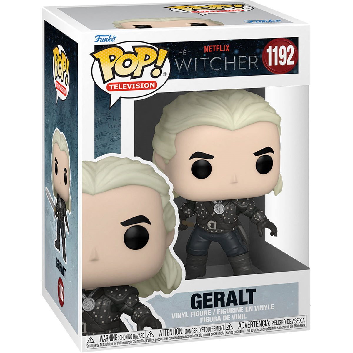 Bonecos Pop! da Série The Witcher do Netflix: Geralt, Yennifer, Jaskier e Ciri