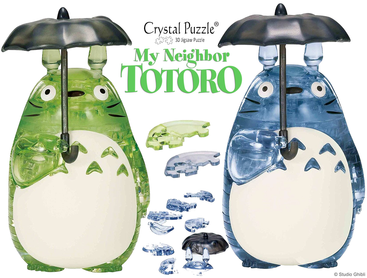 Quebra-Cabeças 3D Crystal Puzzles Meu Amigo Totoro (Hayao Miyazaki)