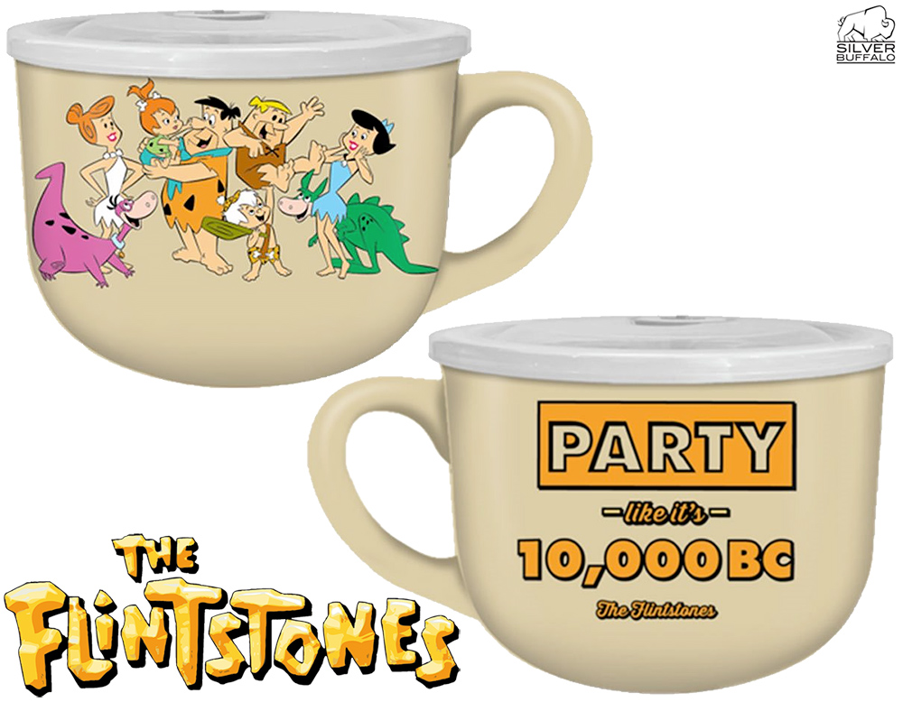 Caneca de Sopa Os Flintstones “Party Like It's 10,000 BC”