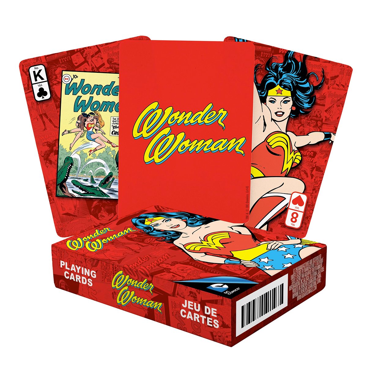 Baralho Mulher Maravilha Wonder Woman Retro Playing Cards
