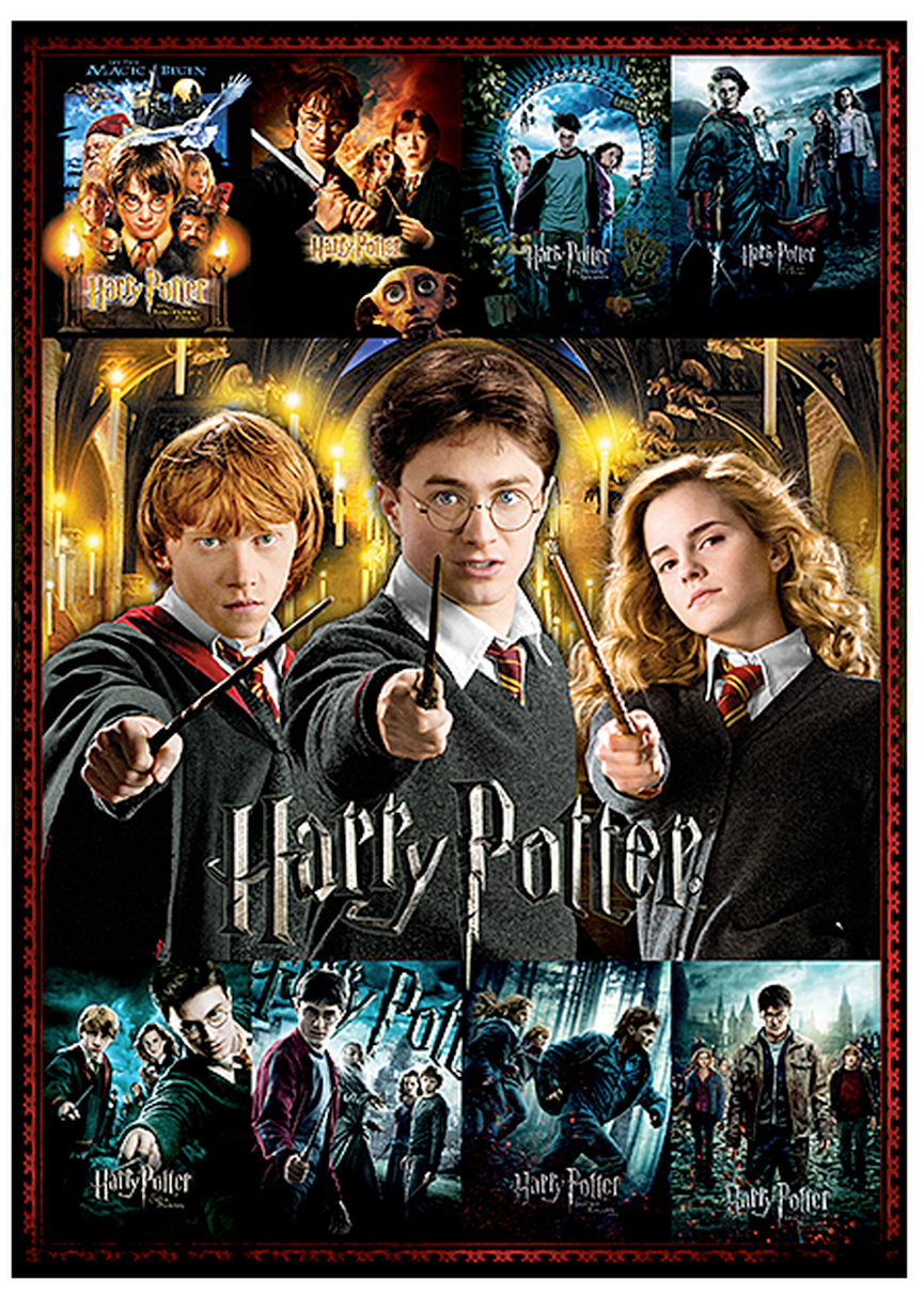 Quebra-Cabeça Gigante Filmes do Harry Potter com 3.000 Peças