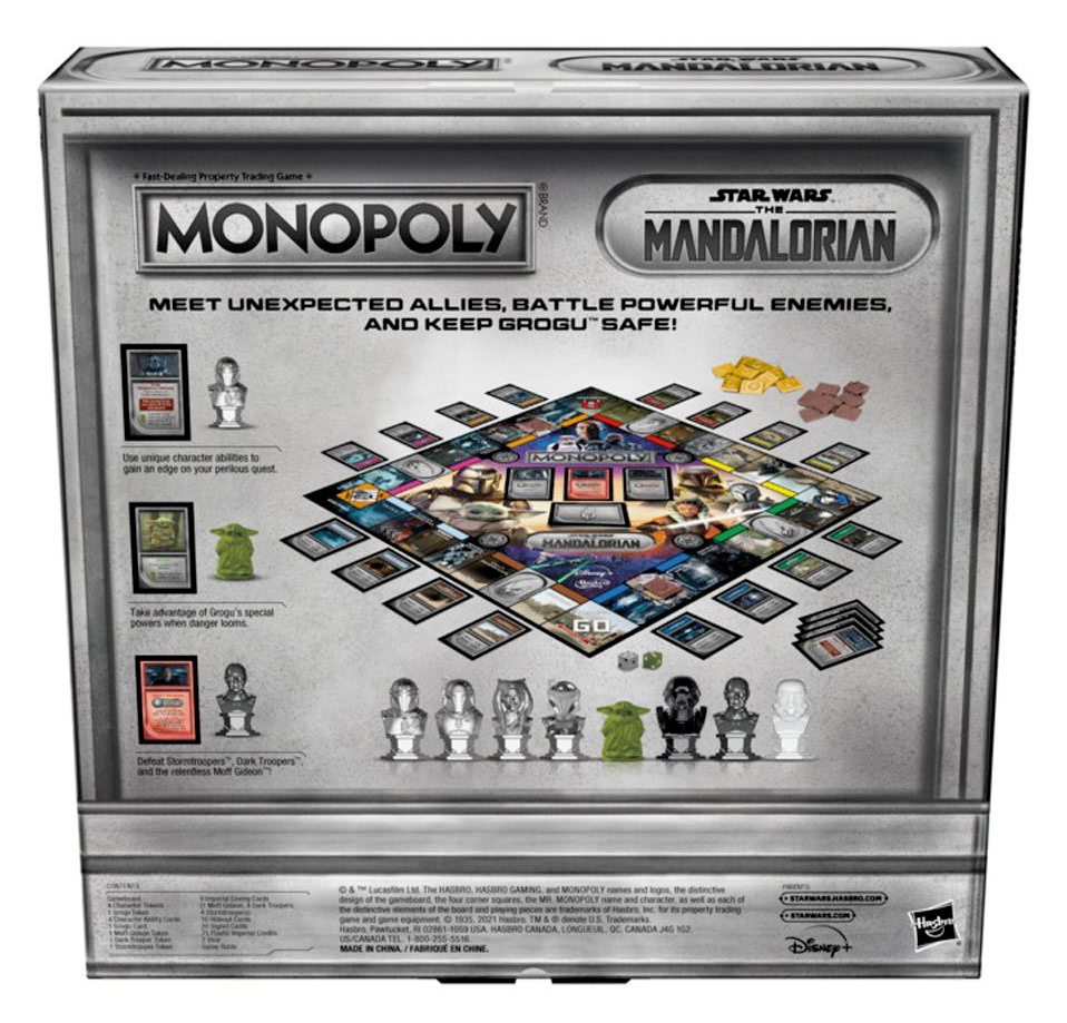 Jogo Monopoly Star Wars The Mandalorian Segunda Temporada