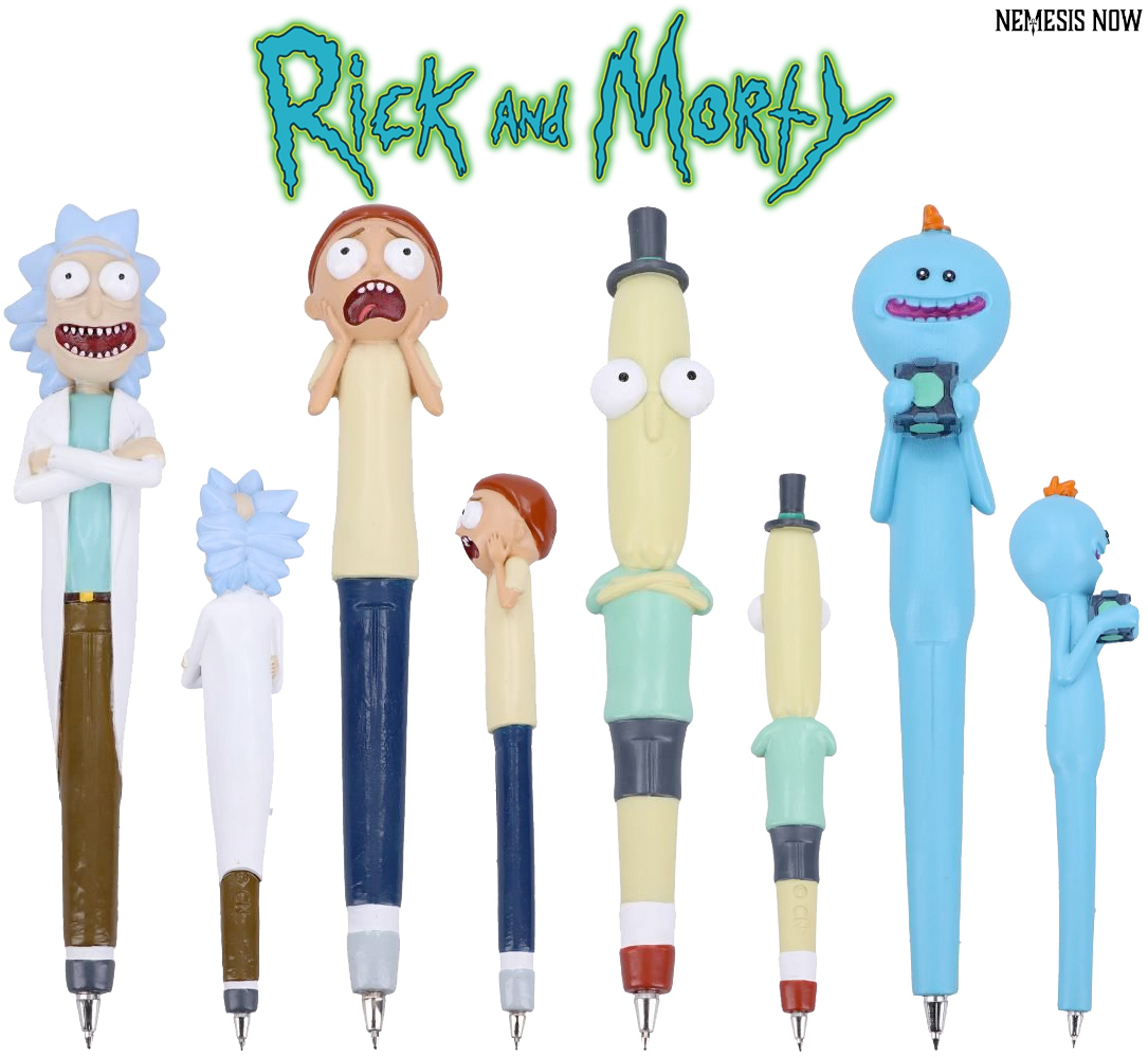 Canetas Esferográficas da Série Rick and Morty