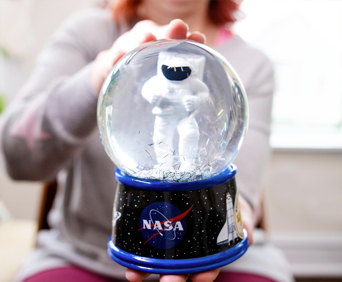 NASA Astronaut Light Up Collectible Snow Globe