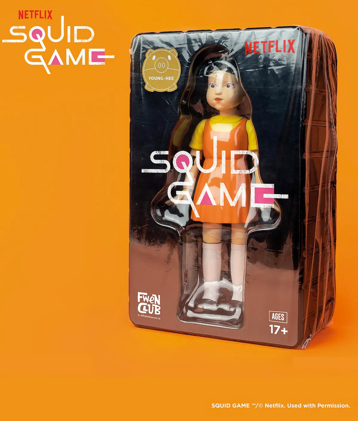 Boneca “Young-hee” da Série Round 6 (Squid Game) da Netflix