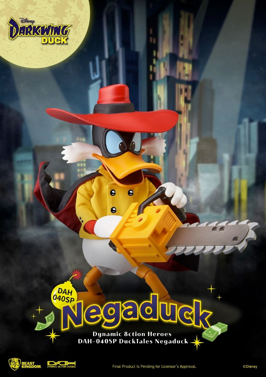 Action Figure Negaduck Darkwing Duck Ducktales Dynamic Action Heroes