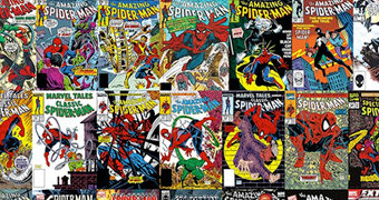 Quebra-Cabeça com 89 Capas de Revistas em Quadrinhos do Homem-Aranha com 1.000 Peças