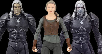 Action Figures The Witcher 2 Temporada: Geralt, Ciri e Roach (Netflix)