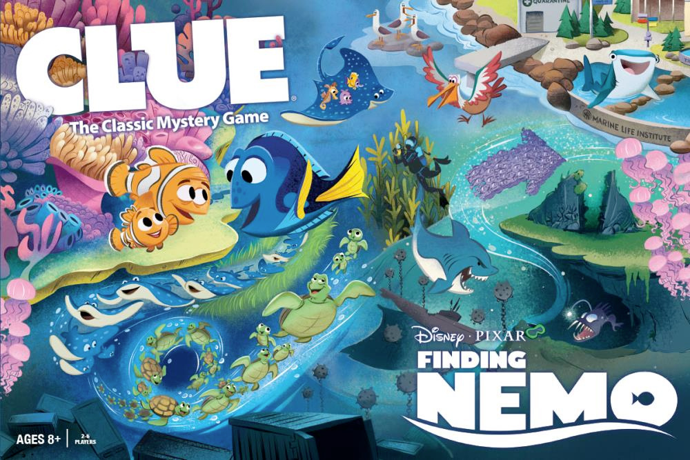 Jogo de Tabuleiro Procurando Nemo Clue (Detetive)