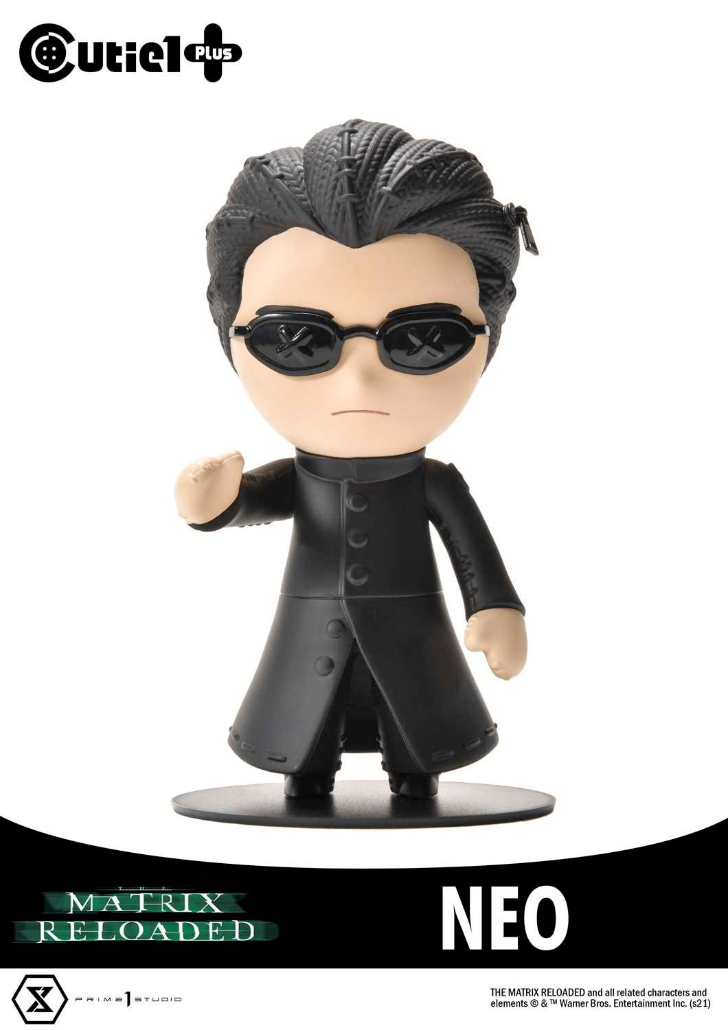 Mini-Figuras Matrix Reloaded Cutie1 PLUS: Neo, Trinity, Smith e Morpheus