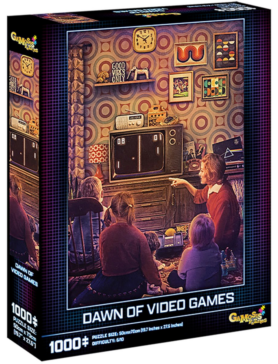 Dawn of Video Games 1000-Piece Puzzle