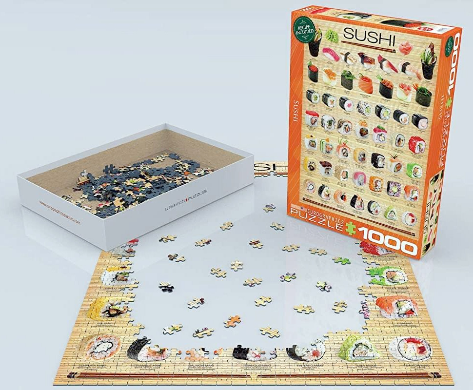 Sushi 1000 Piece Jigsaw Puzzle