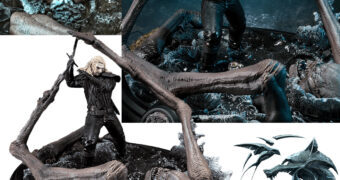 The Witcher: Geralt vs. Kikimora – Estátua de Luxo Dark Horse (Netflix)