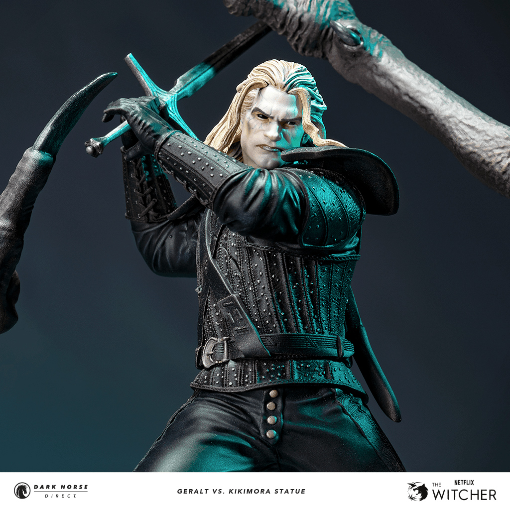 The Witcher: Geralt vs. Kikimora - Estátua de Luxo Dark Horse (Netflix)