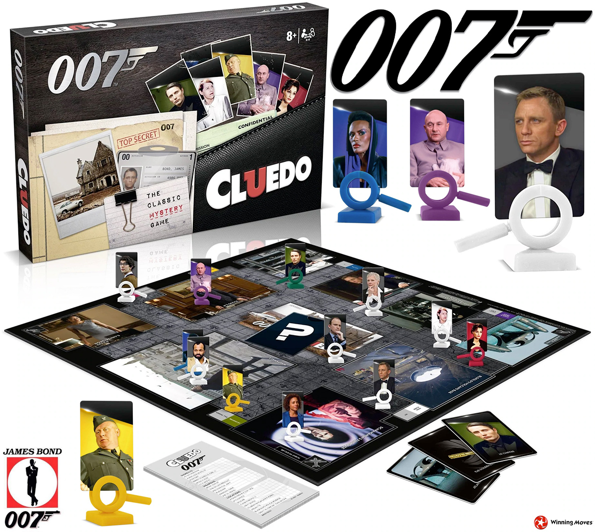 Jogo de Tabuleiro James Bond 007 Cluedo (Detetive)