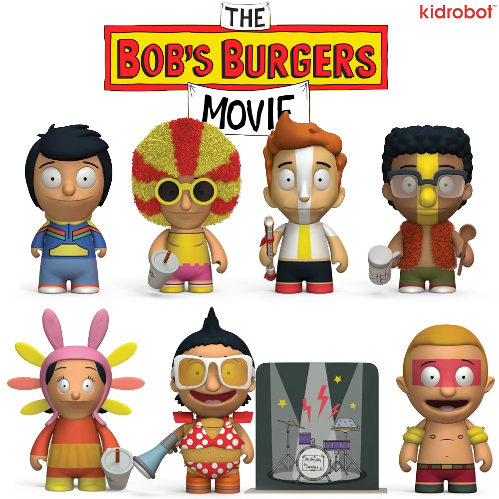 Mini-Figuras do Filme The Bob's Burgers Movie (Blind-Box)