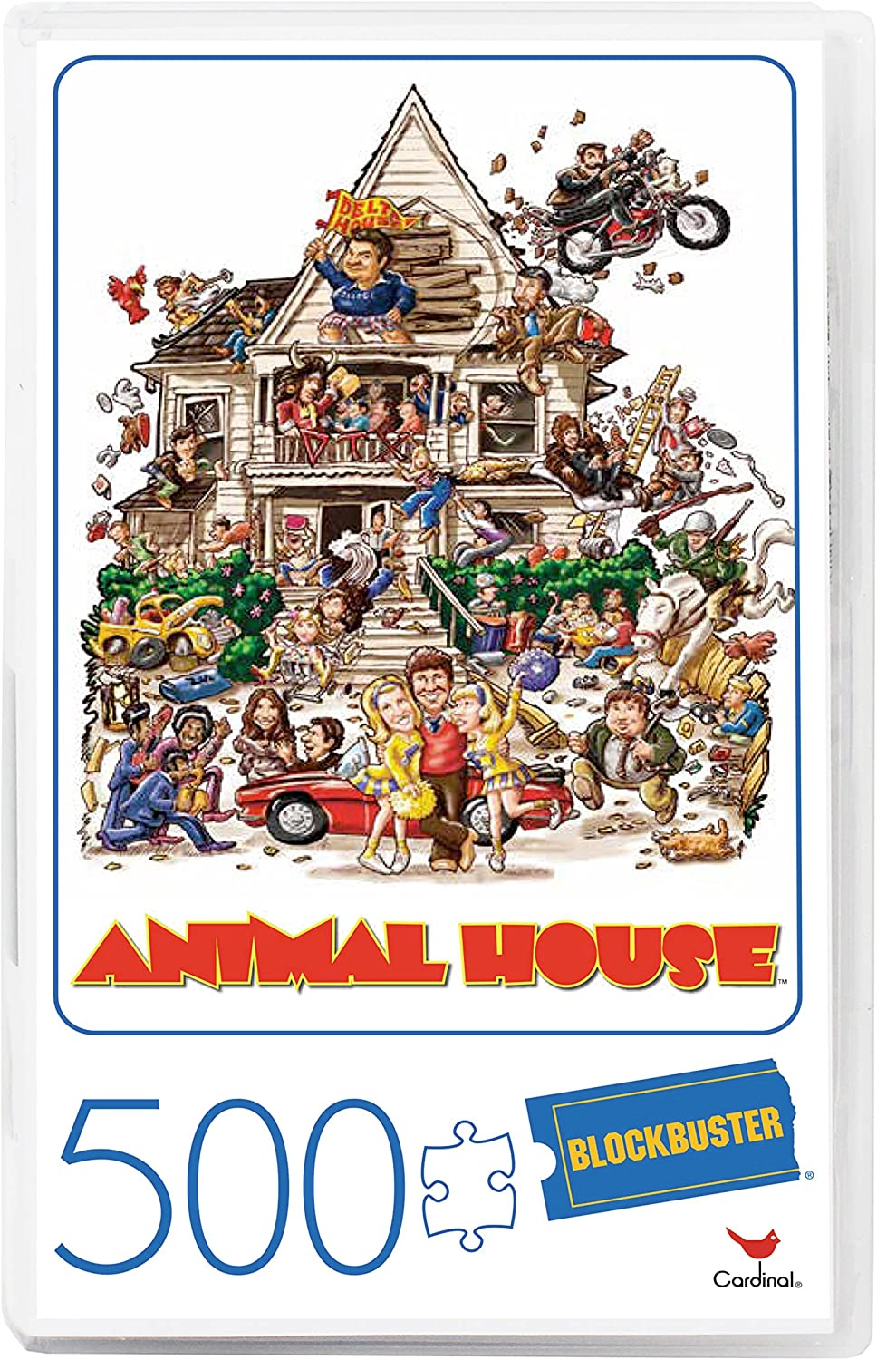 Quebra-Cabeça Clube dos Cafajestes (Animal House) em Caixa VHS da Blockbuster