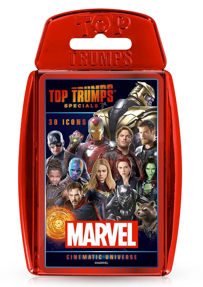 Super Trunfo MCU Marvel Cinematic Universe Top Trumps Card Game