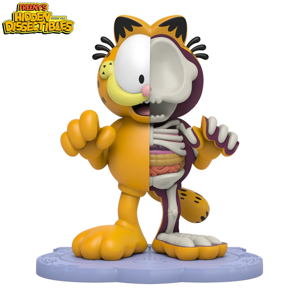 Mini-Figuras Garfield XXRAY em Estilo Dissecado (Blind-Box)