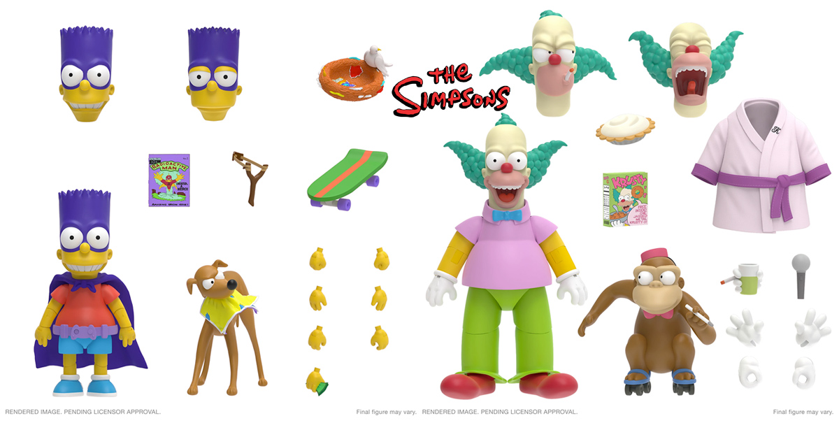 The Simpsons ULTIMATES! Wave 2 Set of 4 Figures