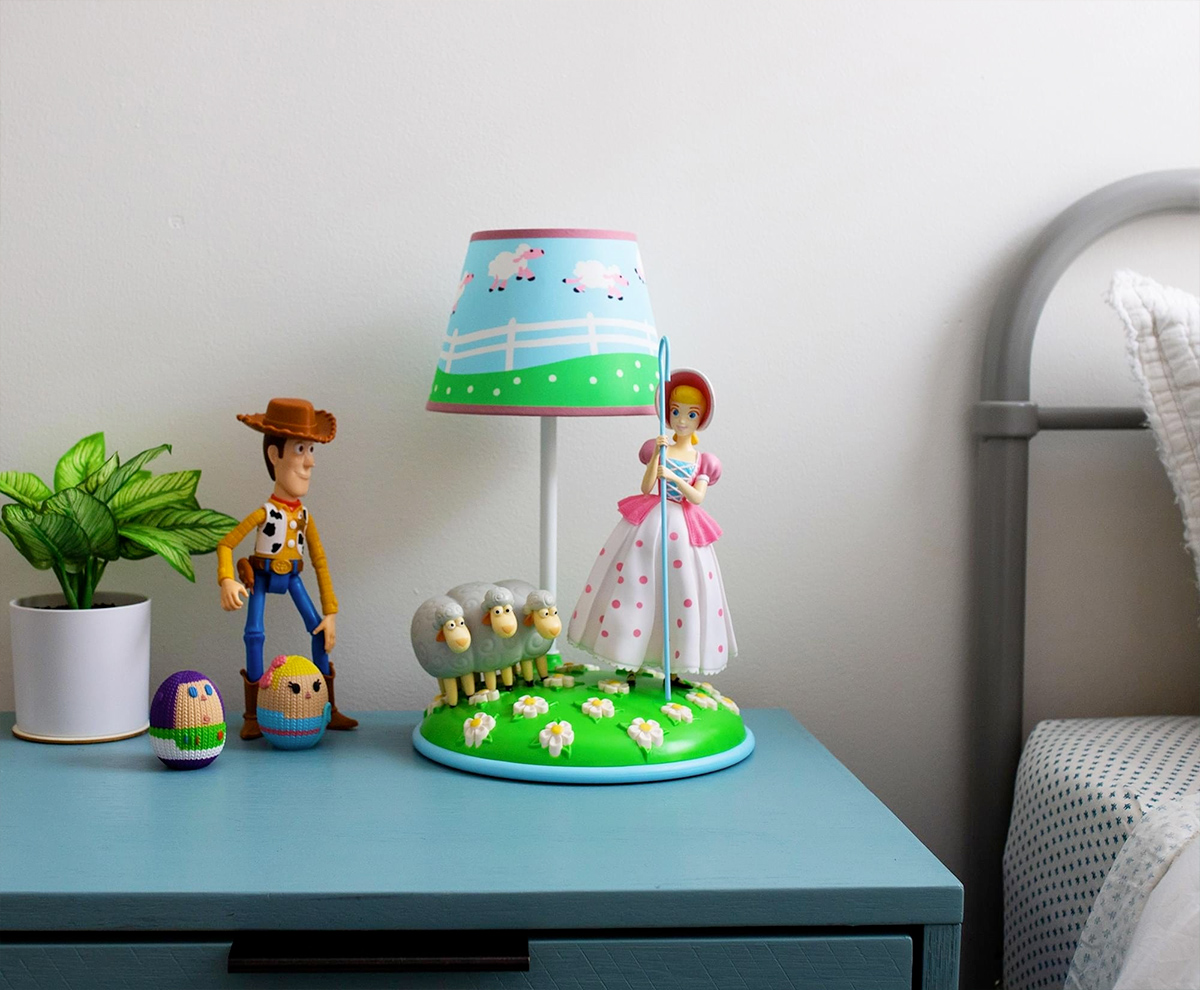 Toy Story Bo Peep and Sheep Desk Lamp with Removable Figurine