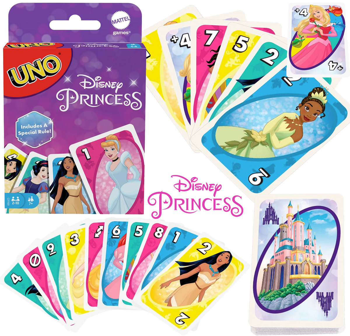 Jogo de Cartas UNO Princesas Disney
